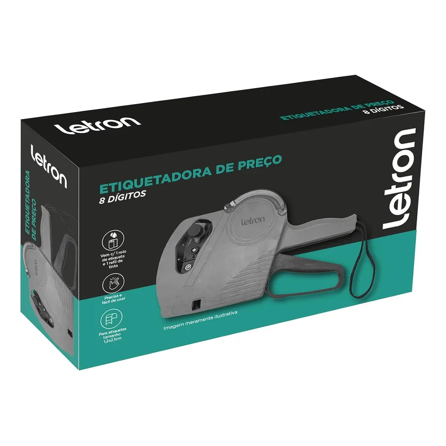 Etiquetadora Letron 10326 cinza