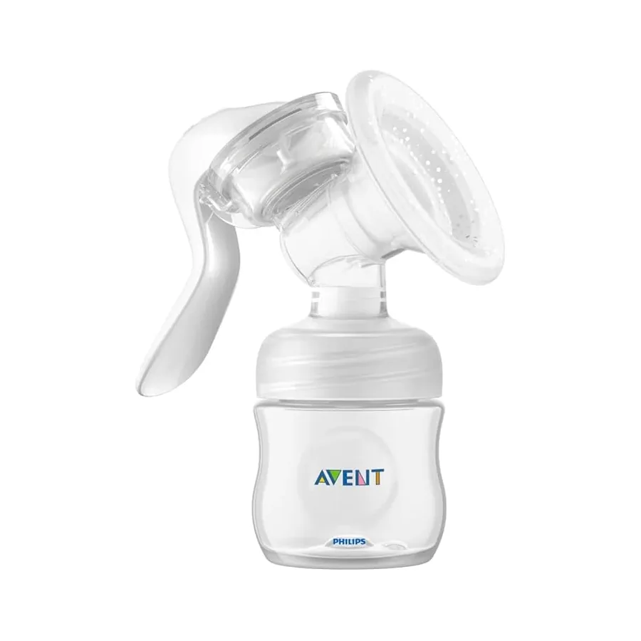 Extrator Philips Avent Essential desmontado mostrando peças
