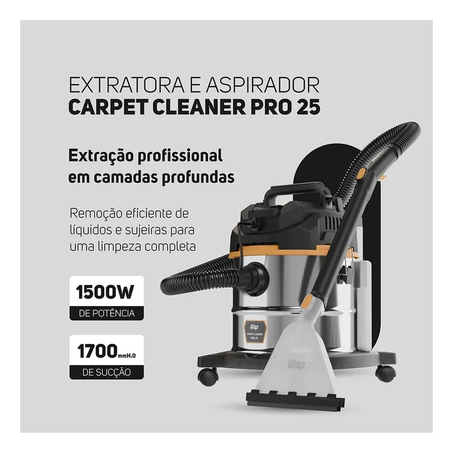 Extratora de Sujeira WAP Carpet Cleaner Pro FW012216, imagem 4