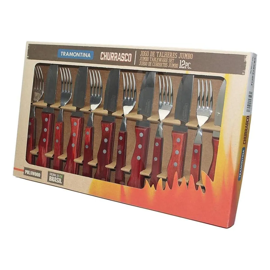 Faqueiro Tramontina Jumbo Churrasco