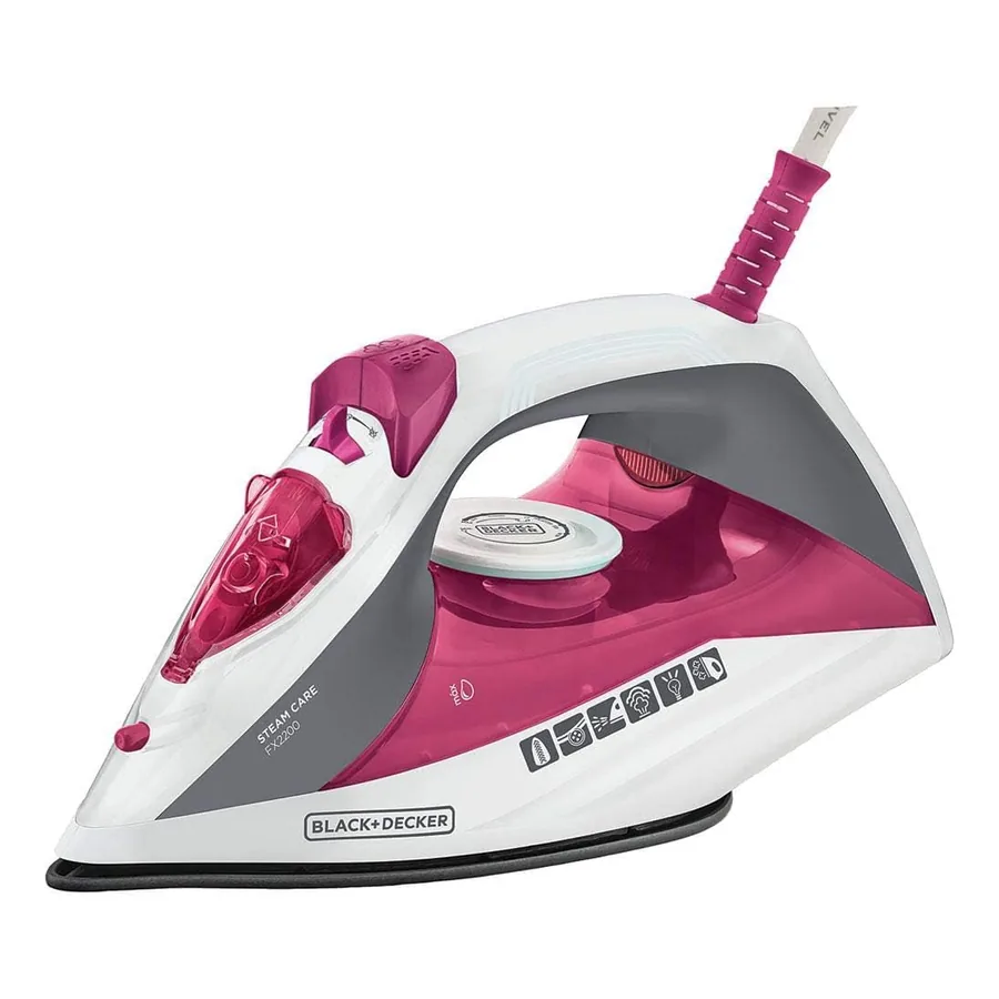 Ferro Black+Decker FX2200 com base antiaderente e spray frontal