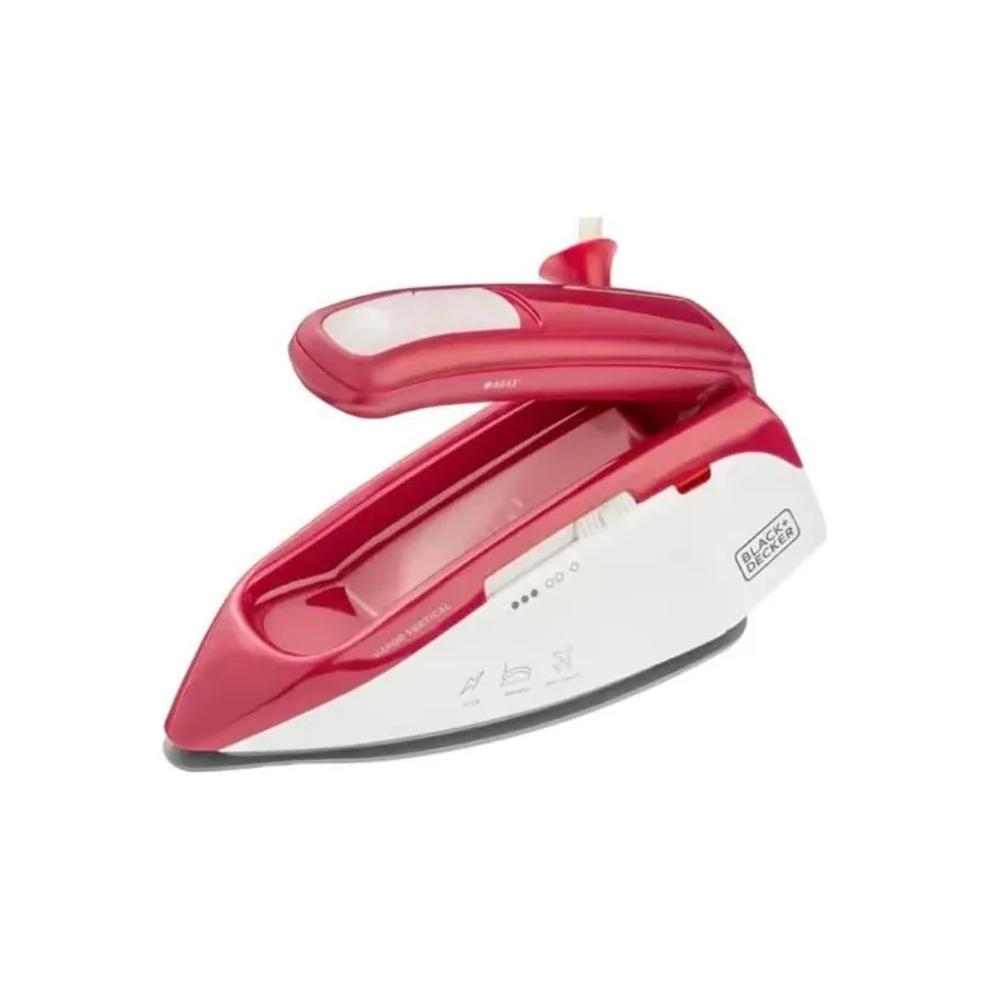 Ferro Black+Decker de Viagem FXVG1 dobrado com bolsa de transporte