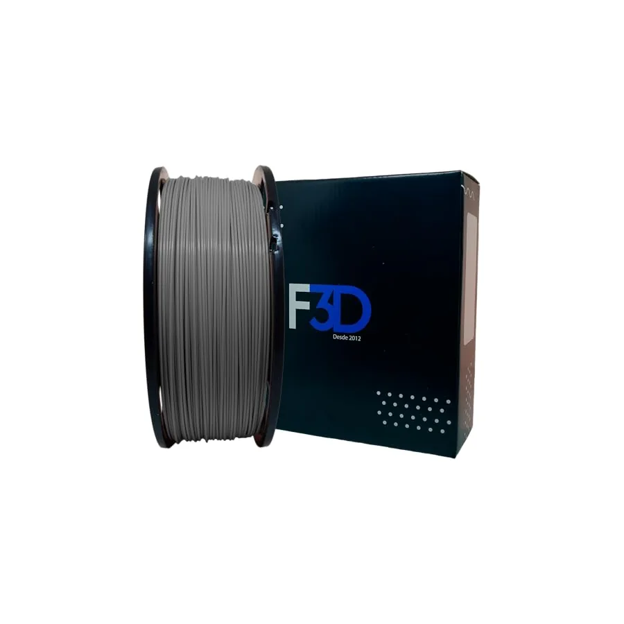 Filamento PLA Premium F3D cinza carretel