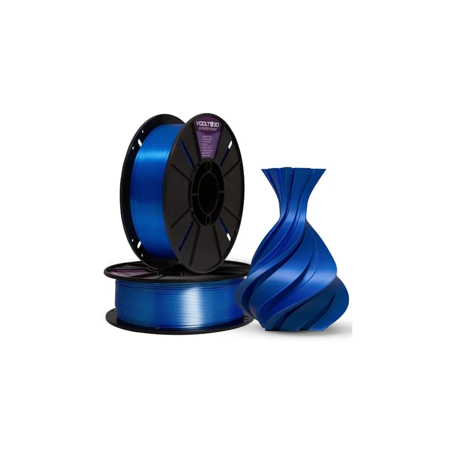 Filamento V-Silk azul carretel