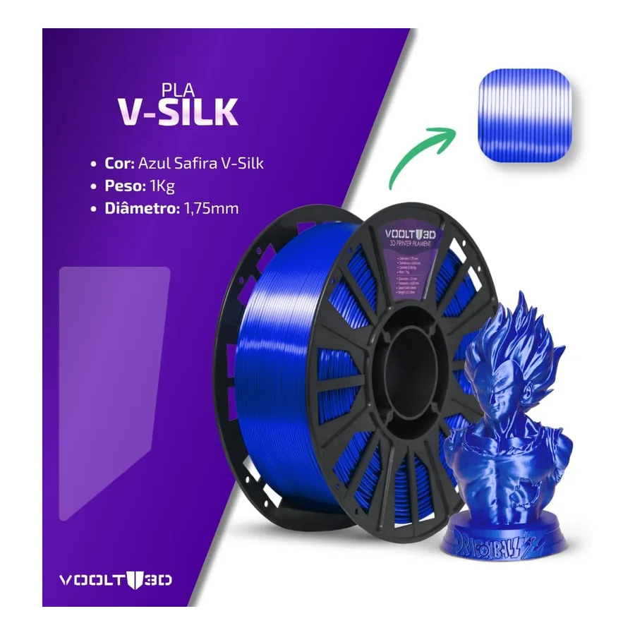 Filamento Voolt3D V-Silk, imagem 4