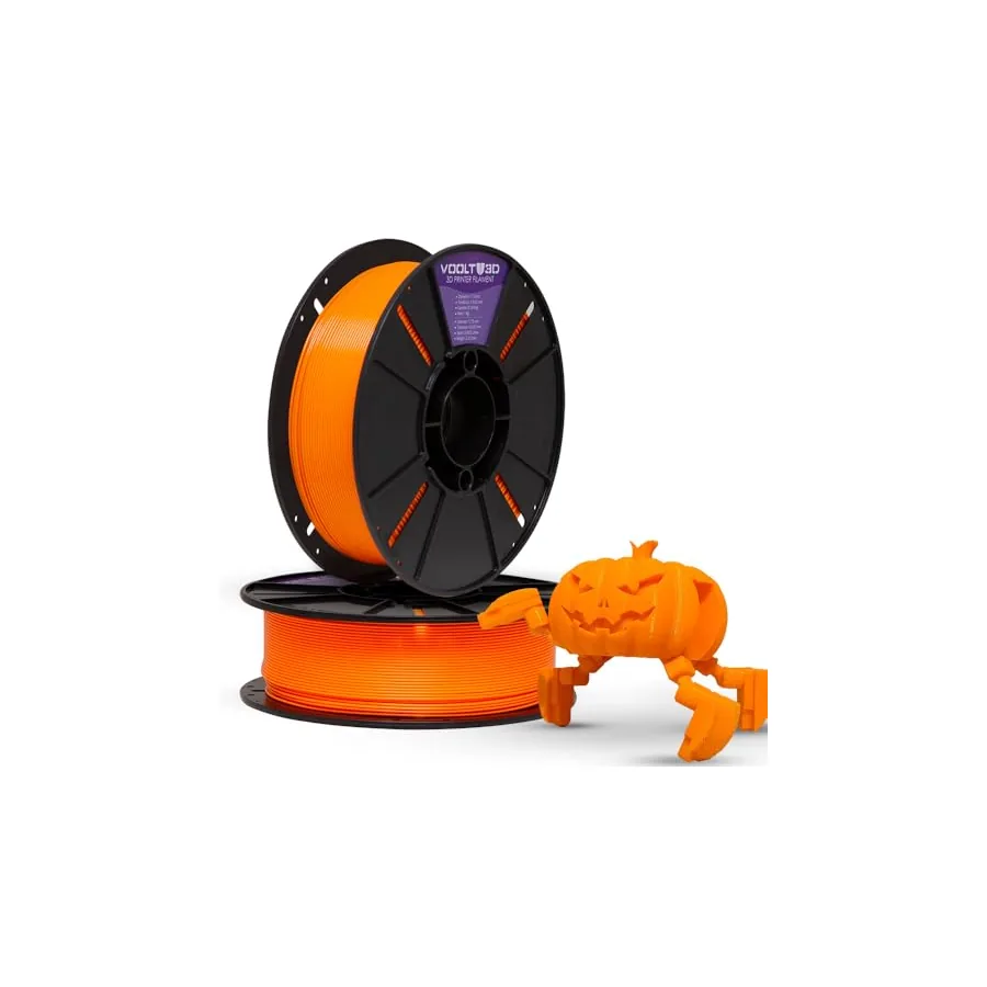 Filamento PLA laranja Voolt3D carretel