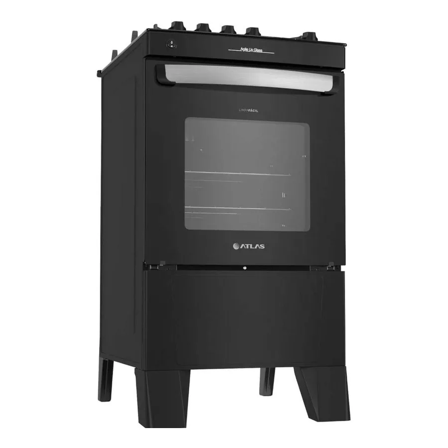 Forno Agile Up Glass com grades deslizantes