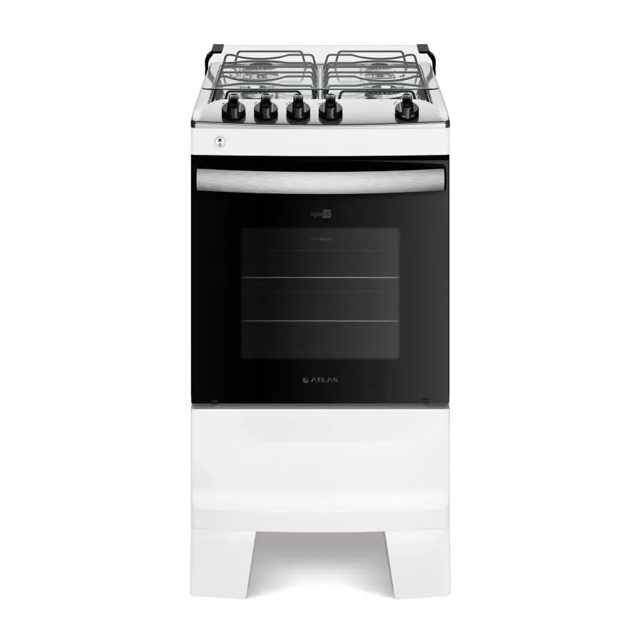 Detalhe mesa inox Agile Up branco