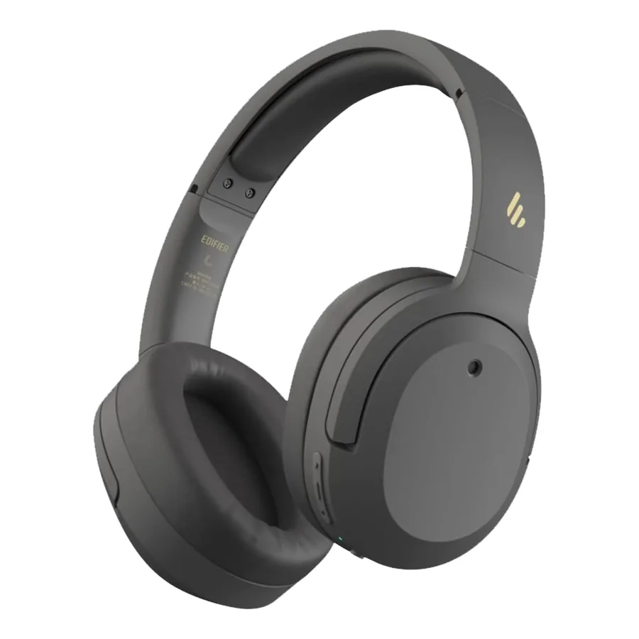 Headphone Edifier W820NB cinza sobre superfície clara