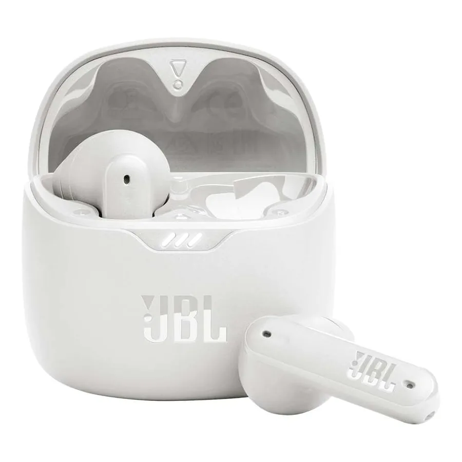 JBL Wave Flex TWS fones brancos