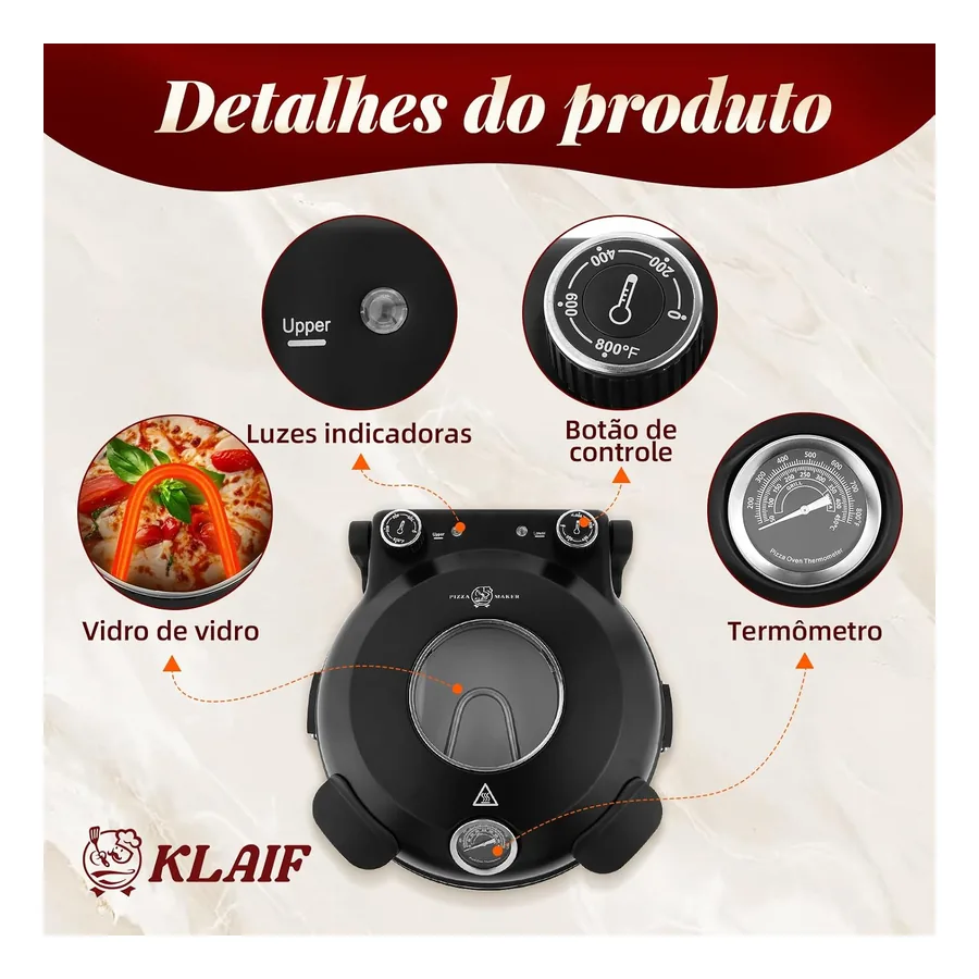 Forno de Pizza Klaif ‎LMR, imagem 4