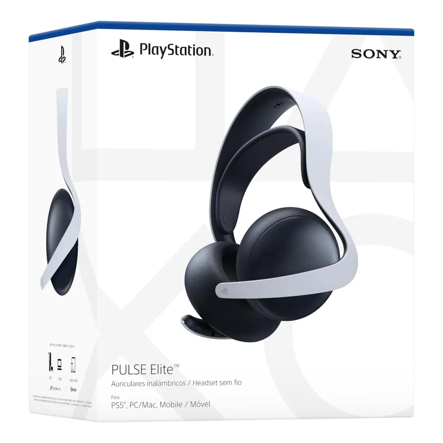 Headset Sony PULSE Elite microfone retrátil