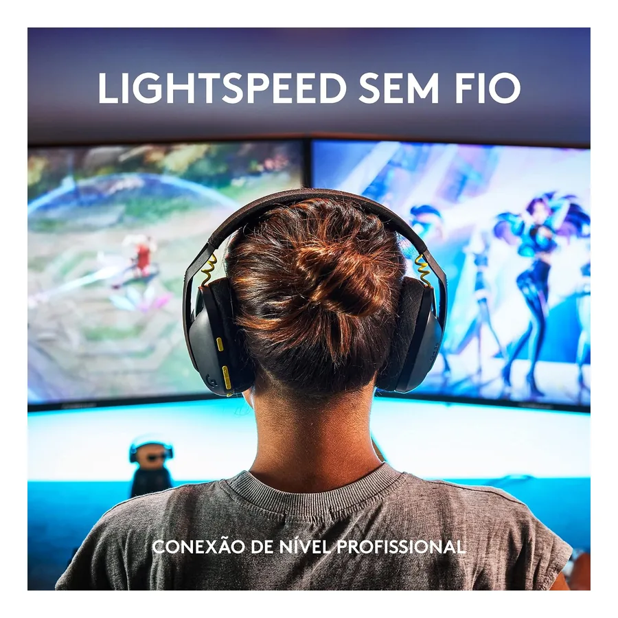 Headset Logitech G435 microfones integrados