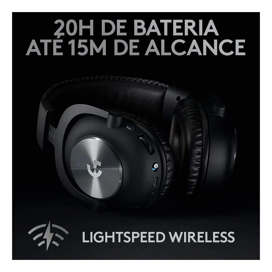 Headset Logitech G PRO X base de carregamento
