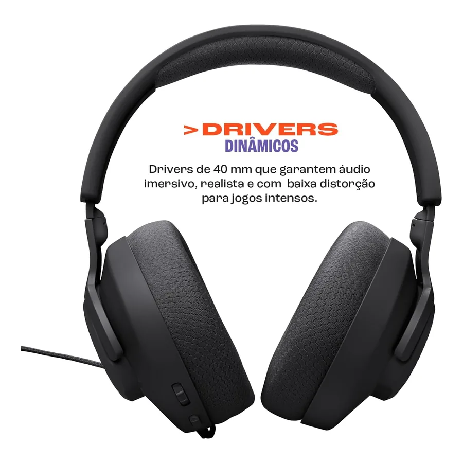 Headset JBL Quantum 100M2, imagem 3