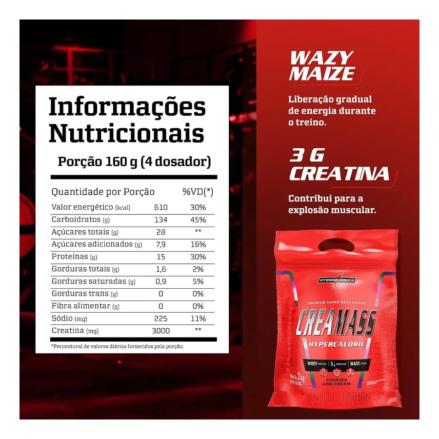 Hipercalórico Integralmédica CreaMass, imagem 4