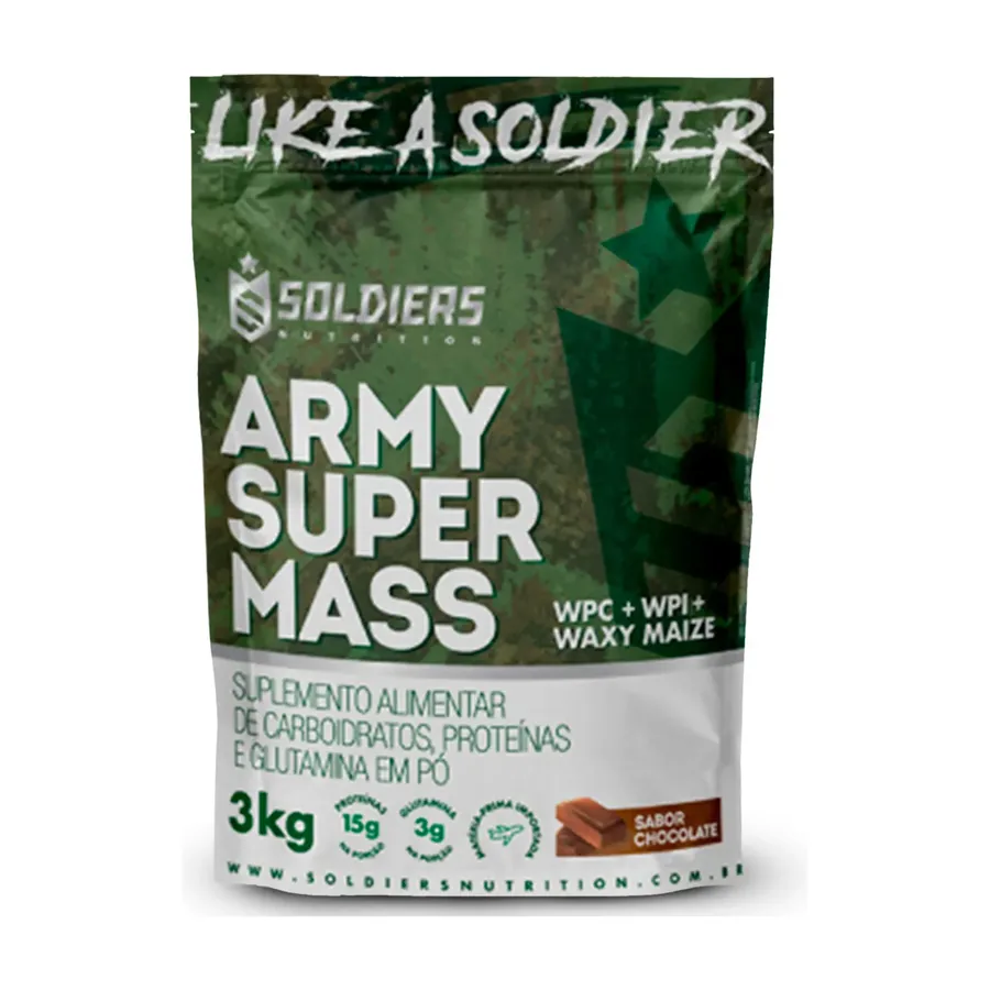 Hipercalórico Soldiers Nutrition Army Super Mass, imagem 2