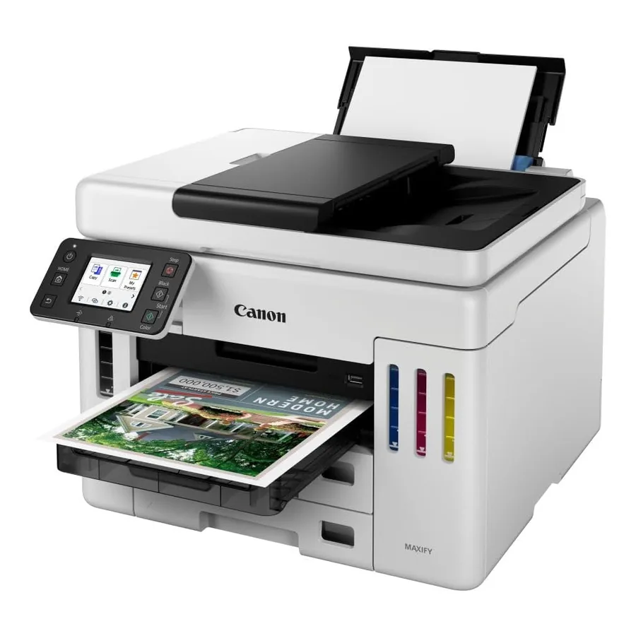 Garrafas de tinta encaixando no GX7110