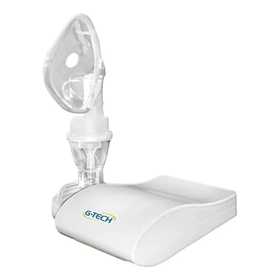 Inalador G-Tech Compact DC1 branco compressor