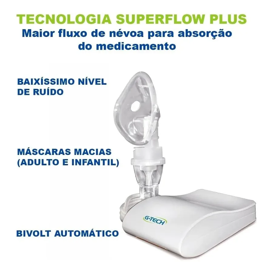 Inalador G-Tech Compact DC1, imagem 4