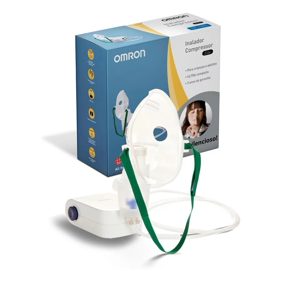 Inalador Omron NE-C803 portátil branco