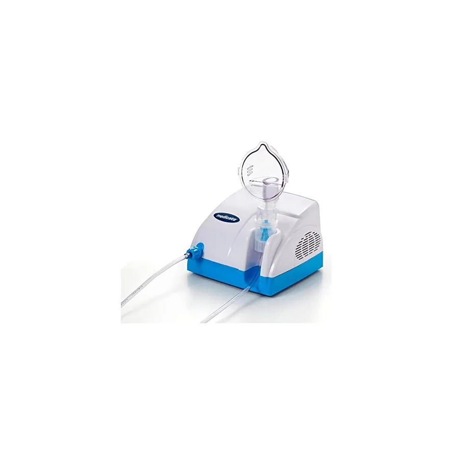 Inalador Medicate MD1000 branco compressor