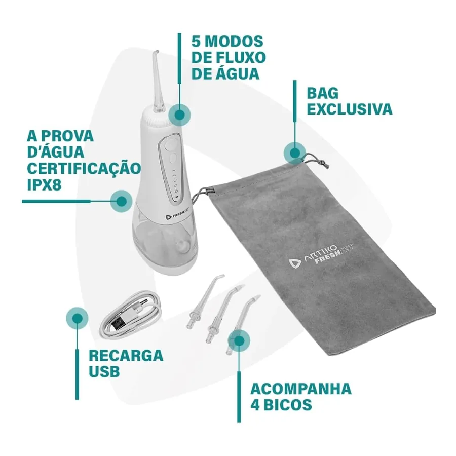 Irrigador Oral Artiko Fresh Jet, imagem 3