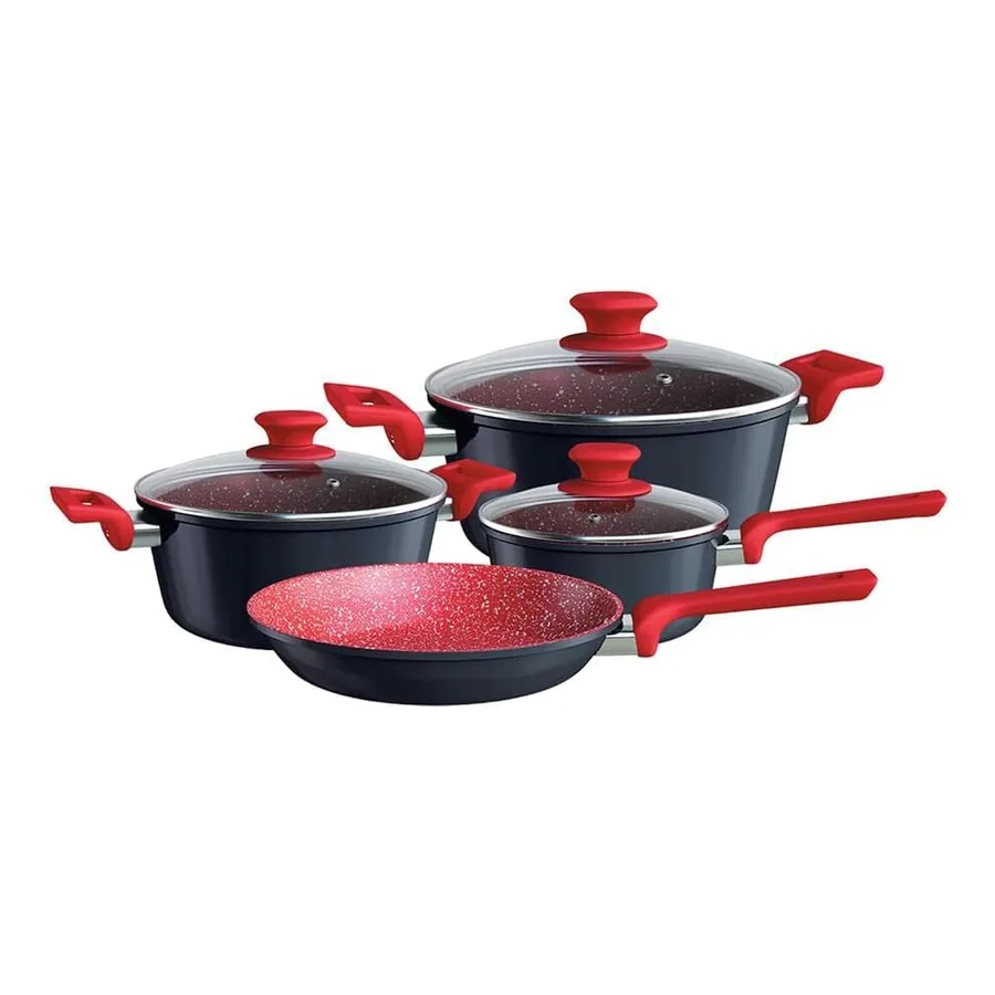 Euro Home ColorStone 4 peças titânio