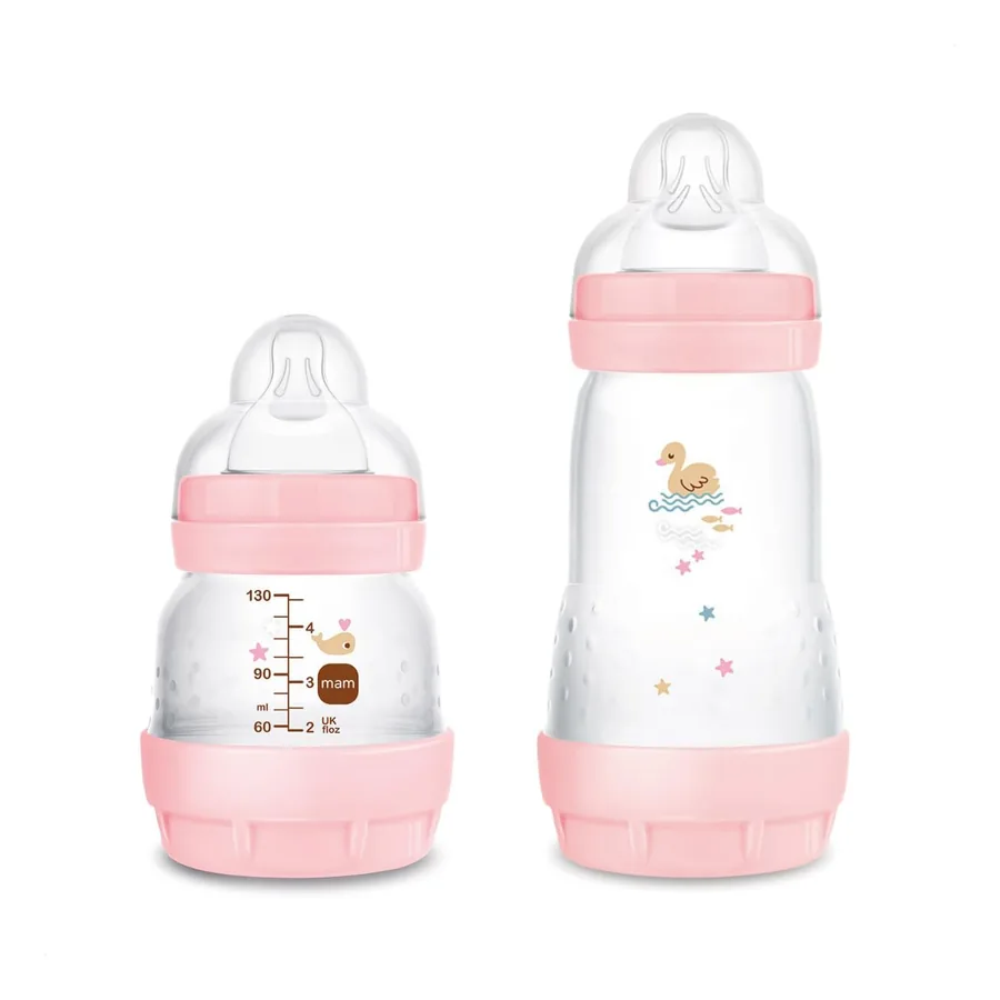 Mamadeira MAM Baby Kit 2 rosa