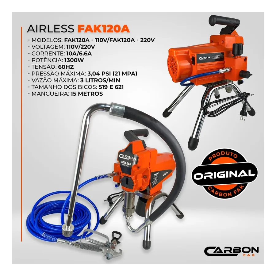 Bicos 519 e 621 Carbon Fak