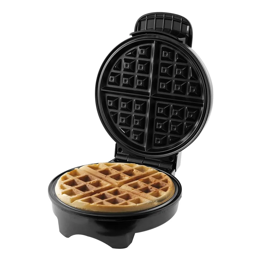 Máquina de Waffle Britânia Golden Waffle prata e preta