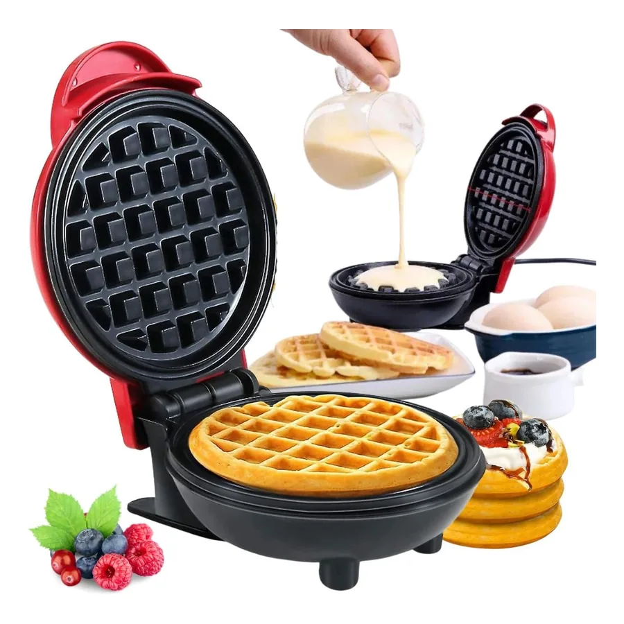 Máquina de Waffle SoftDigit preta