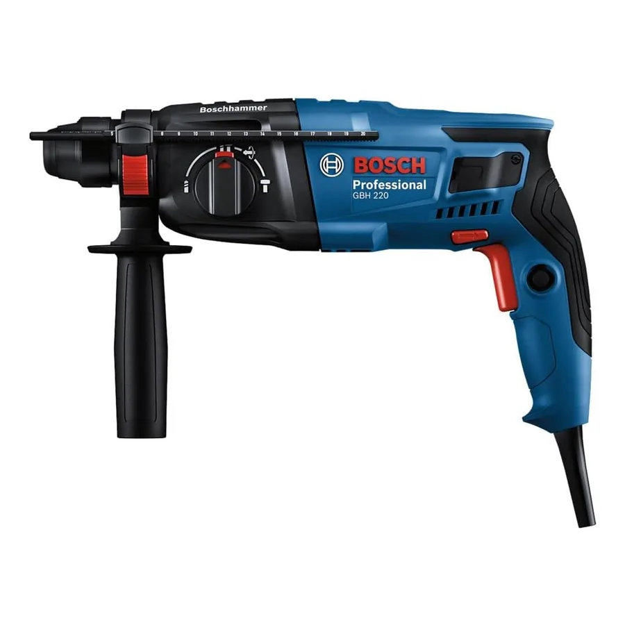 Detalhe do limitador de profundidade Bosch GBH 220