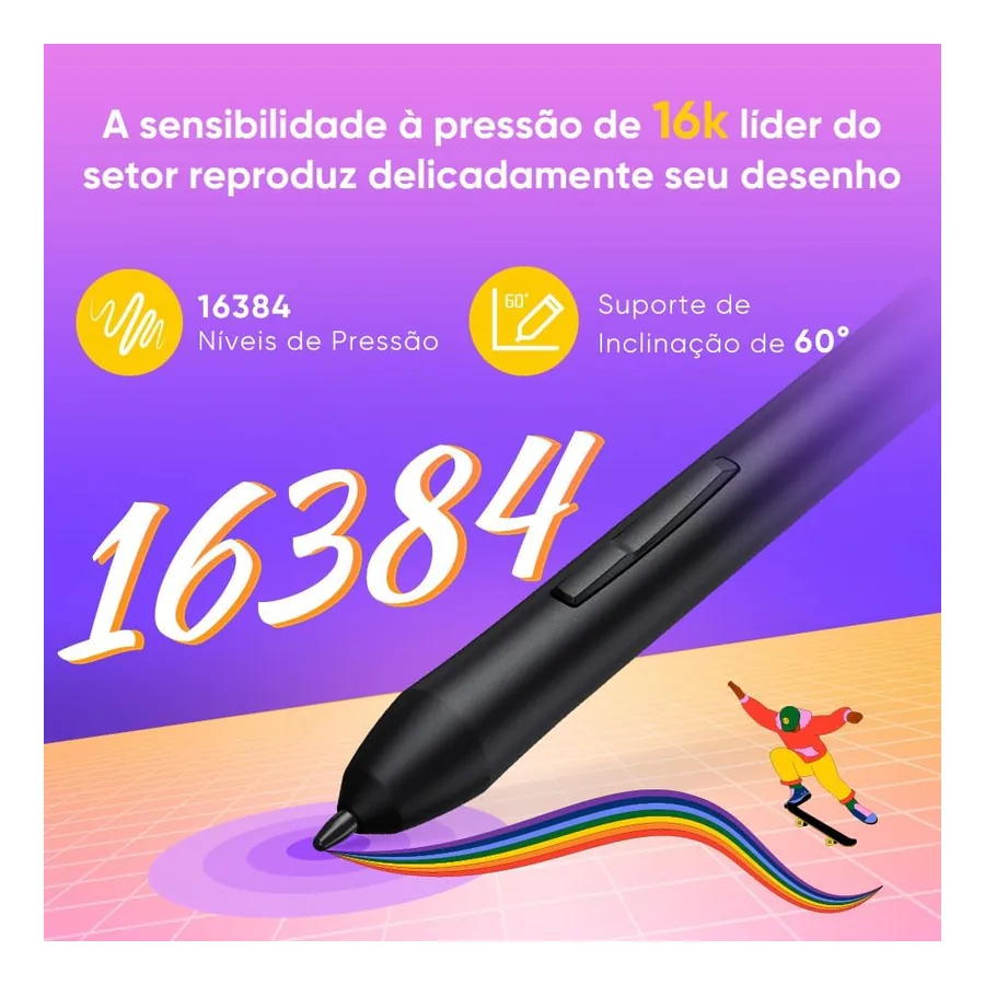 Detalhe das 8 teclas de atalho do Deco 640