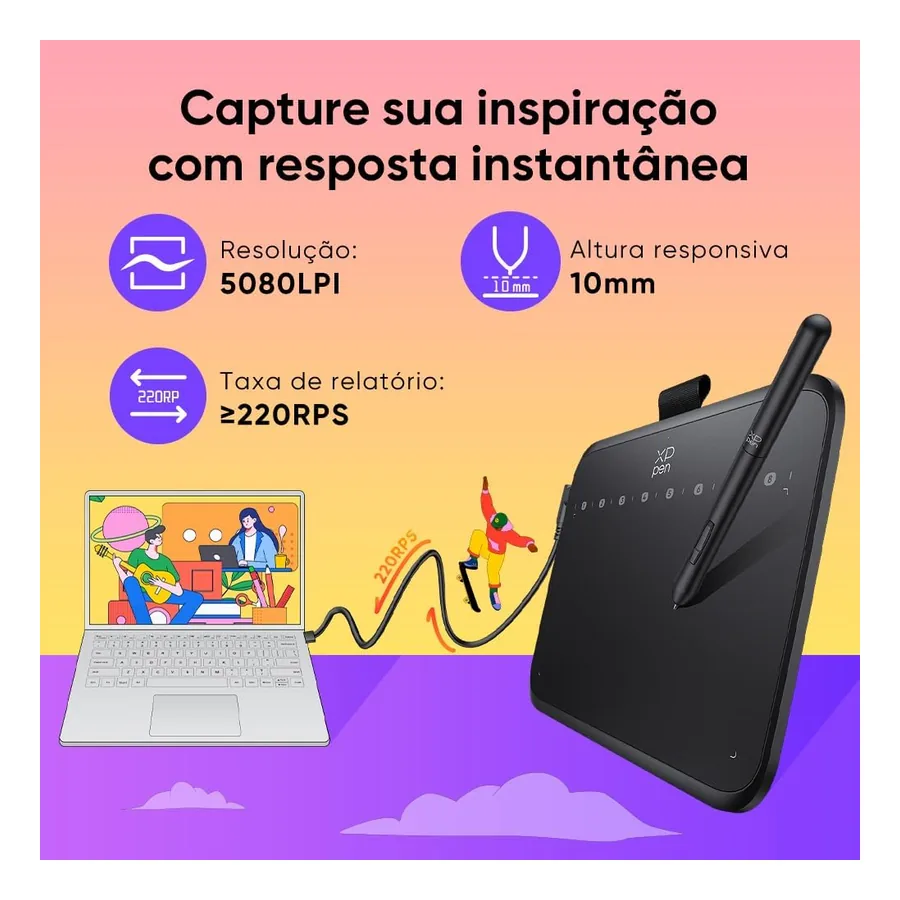 Mesa digitalizadora XP-PEN Deco 640, imagem 4