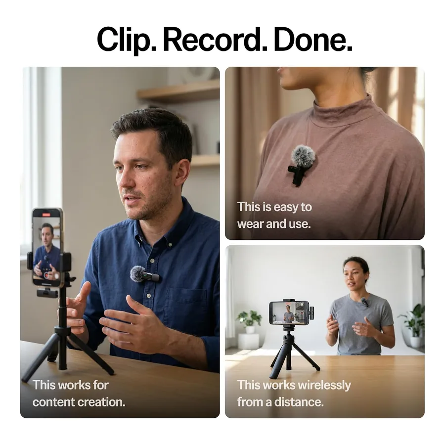 Microfone de Lapela Mini Mic Pro, imagem 4