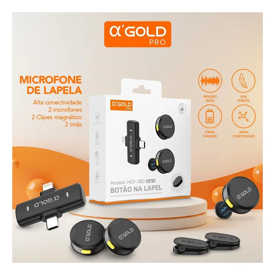 Kaidi microfones dupla