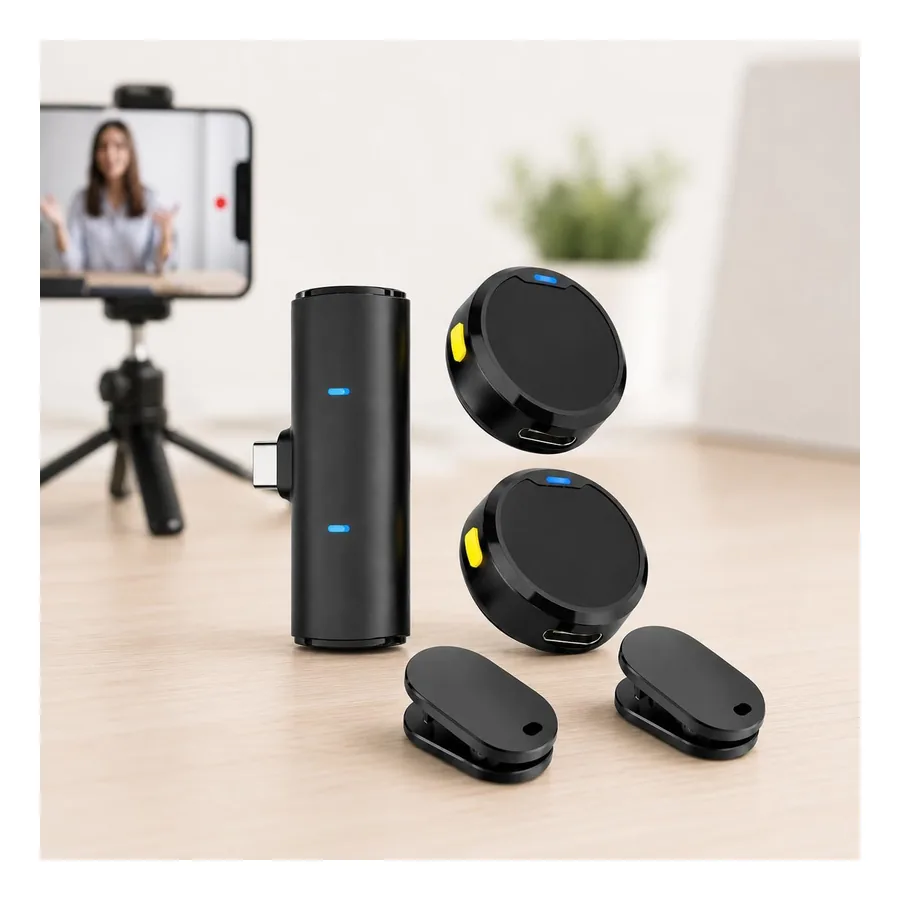 Microfone de Lapela DiversiPrime kit USB-C