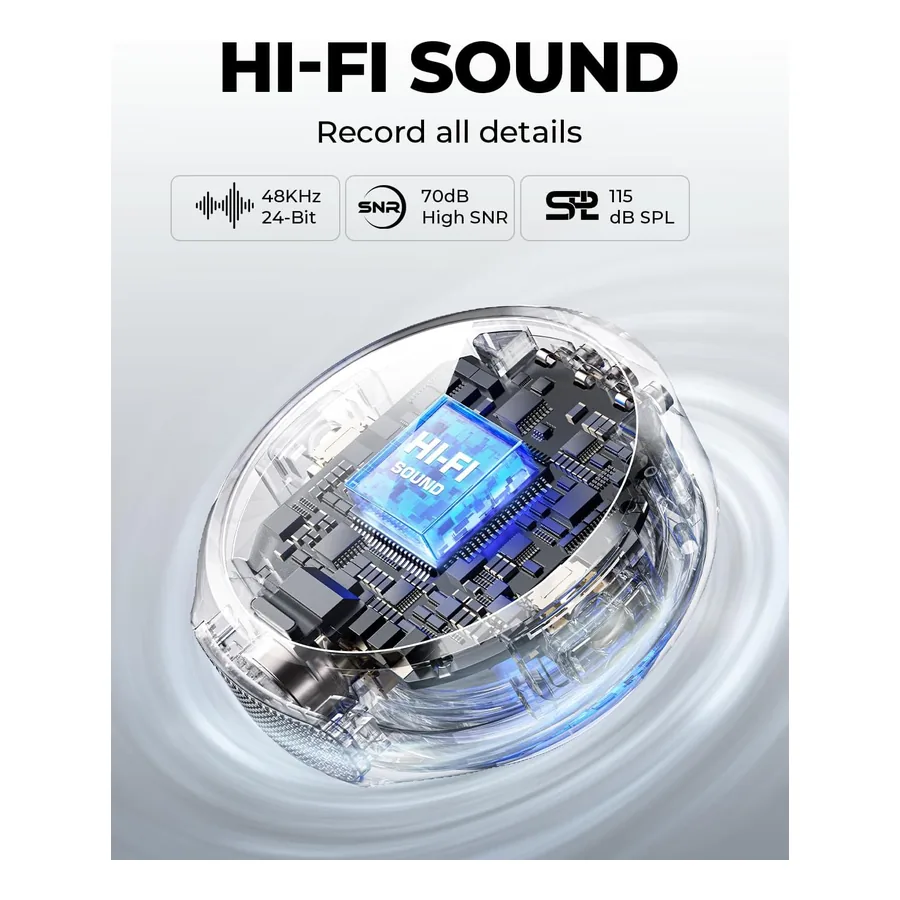 Microfone de Lapela Hollyland Lark M2, imagem 3