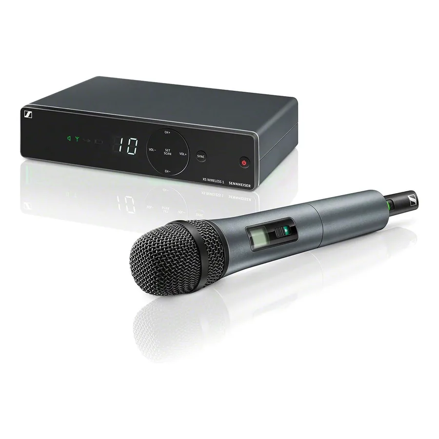 Conjunto Sennheiser XSW1-825-A com receptor e microfone