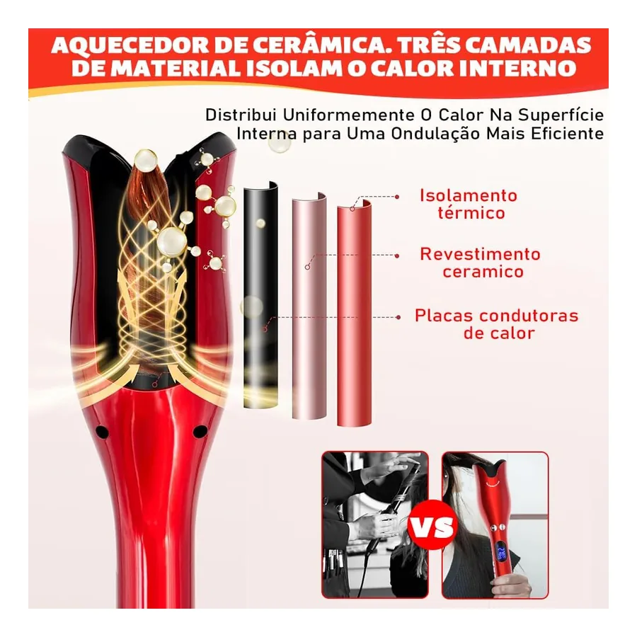 Modelador de cachos Morina BY908, imagem 4