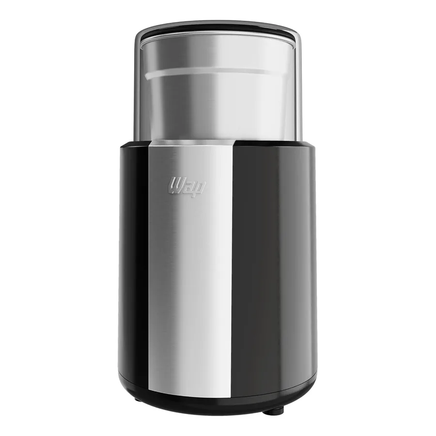 Moedor de Café WAP WMC200 preto e cinza com copo removível