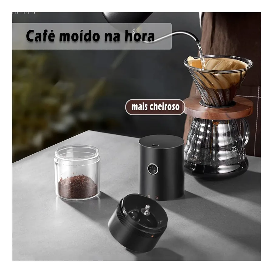 Moedor de Café Elétrico Iruihoo Portátil, imagem 4