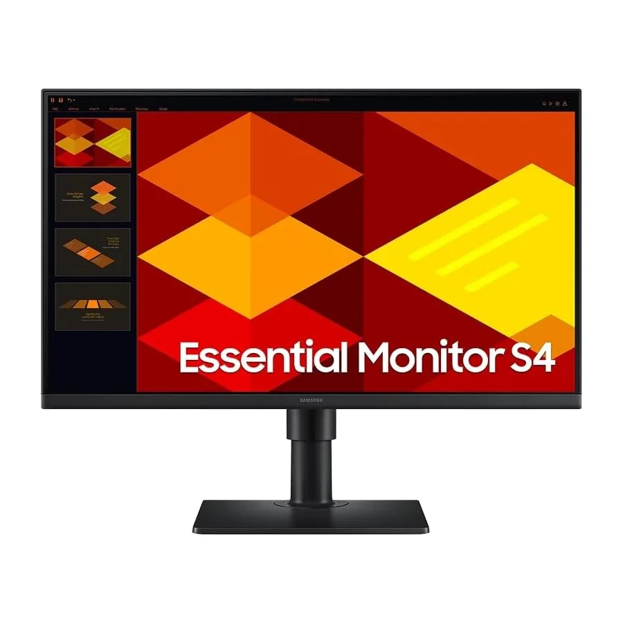 Monitor 24" Essential S4 vista frontal