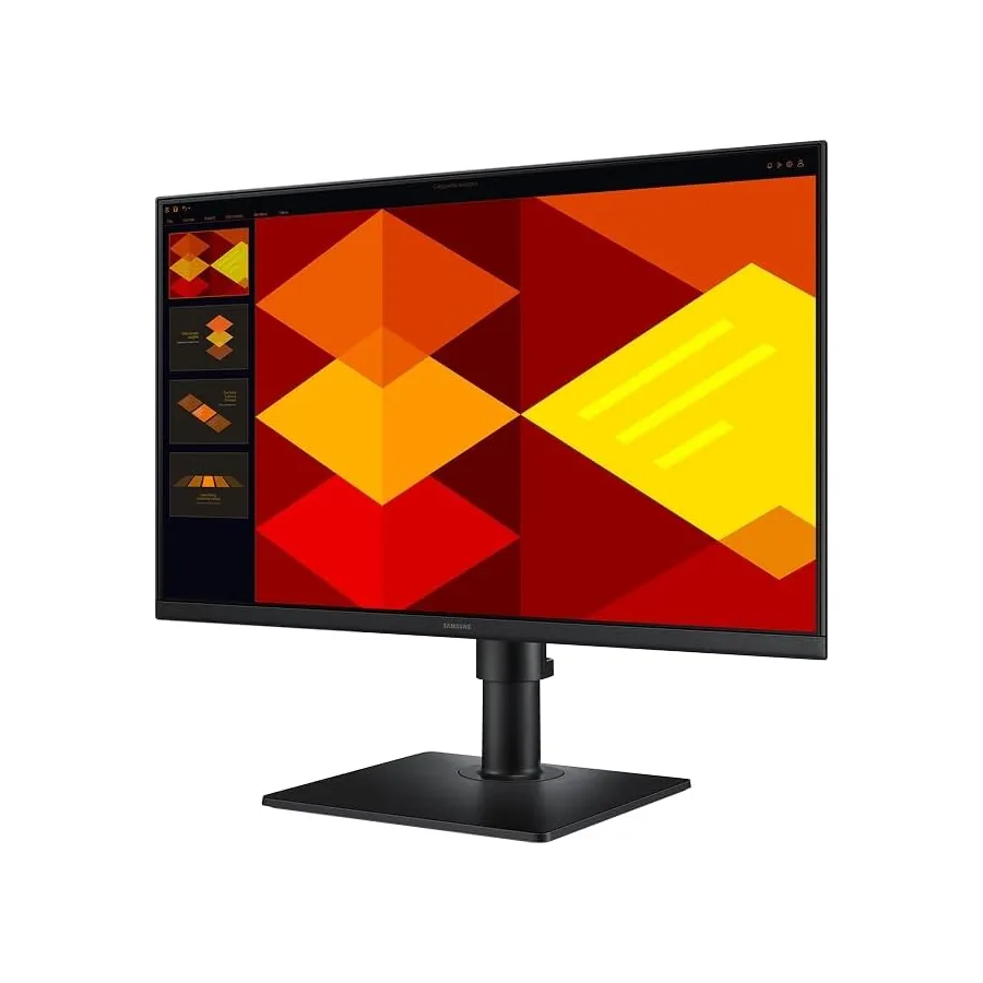 Monitor 24" Essential S4 conectividade traseira