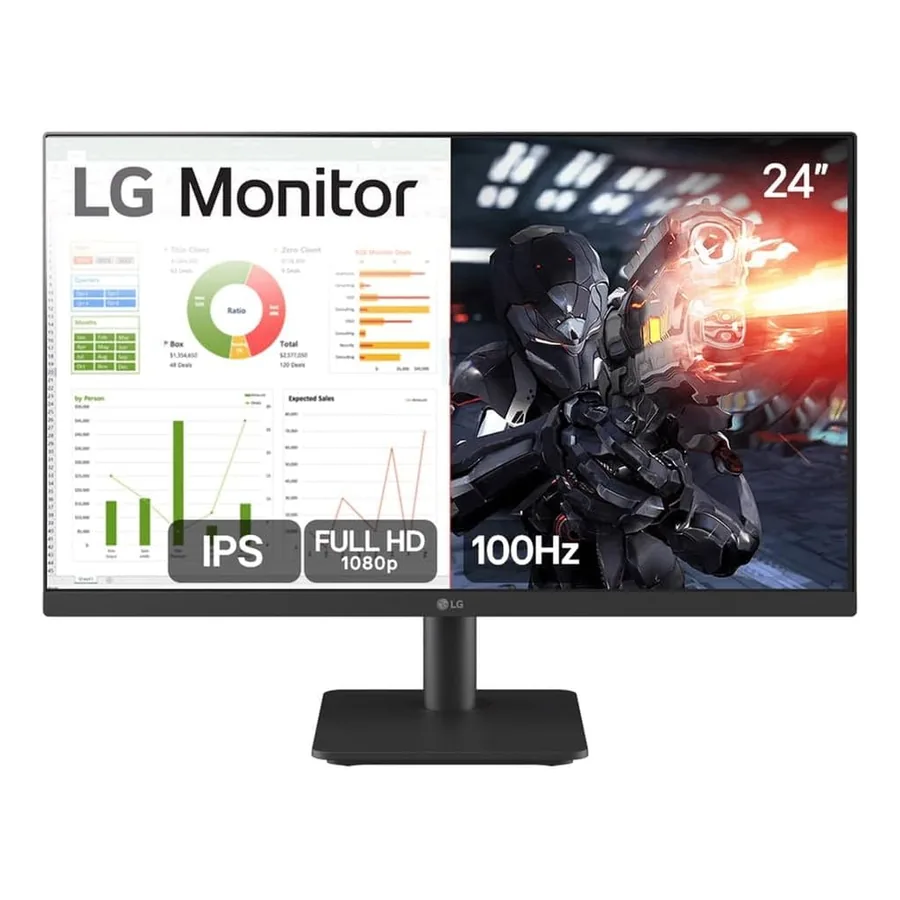 Monitor 24" LG 24MS500 frontal