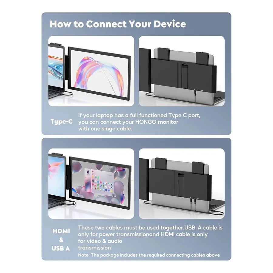 Monitor Portátil Ounshli, imagem 4