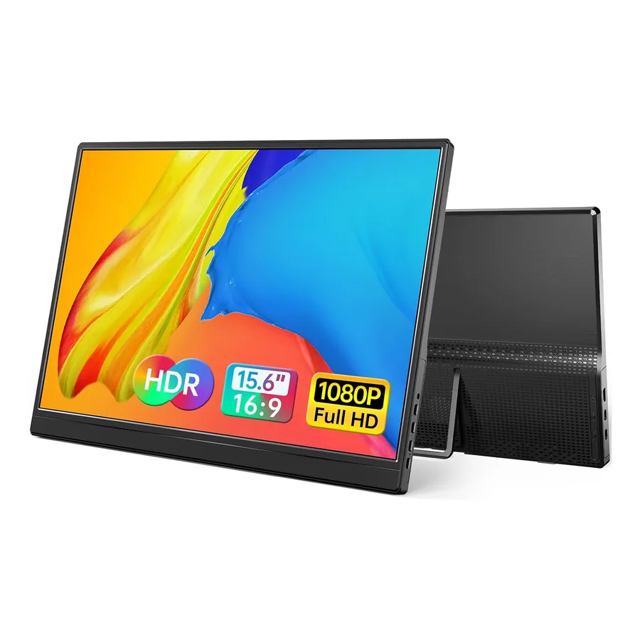 Monitor portátil Yxk 15,6 polegadas ultrafino