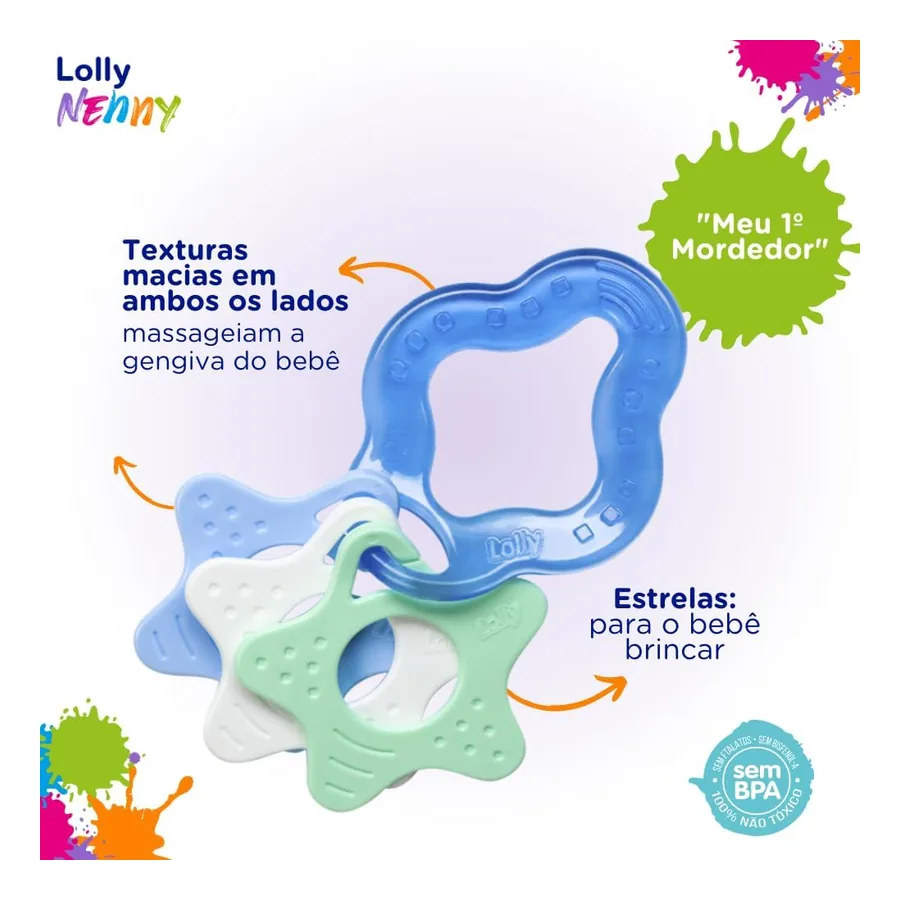 Mordedor Lolly Estrela detalhe