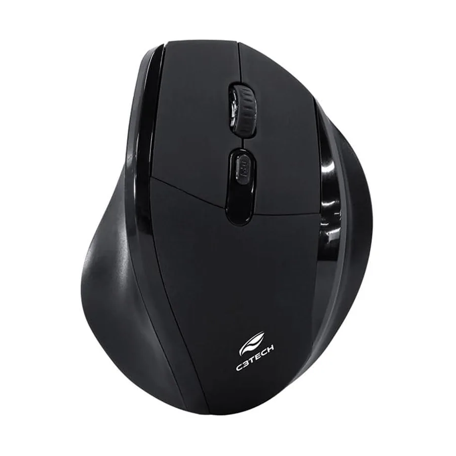 C3Tech M‑W120BK preto vista lateral